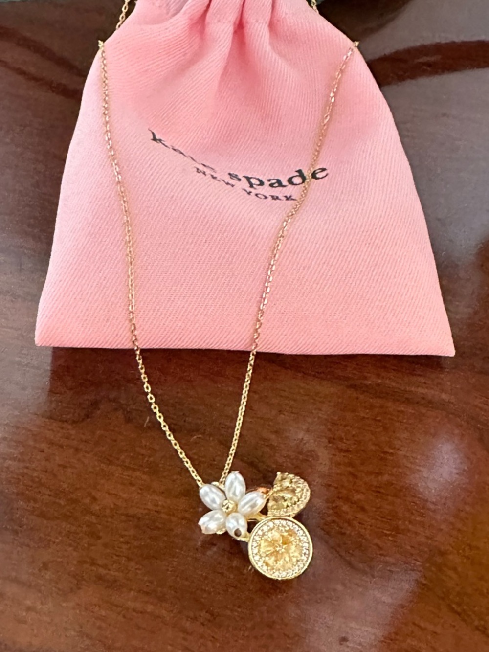 $98 Kate Spade Fresh Squeeze Cluster Pendant
